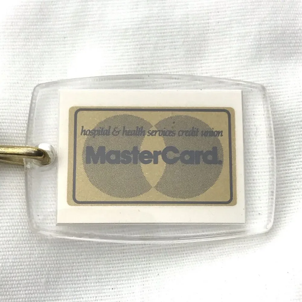 Mastercard Key Chain Hospital and Health services Credit Union Vintage